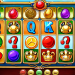 **

A colorful, vibrant Royal Match game board with daily login bonus rewards popping up. Include boosters, coins, and extra lives visually represented. Focus on the excitement of receiving these daily gifts. The overall tone should be cheerful and inviting.

**